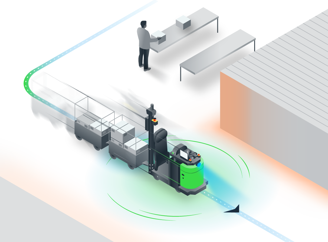 Illustration to show autonomous navigation