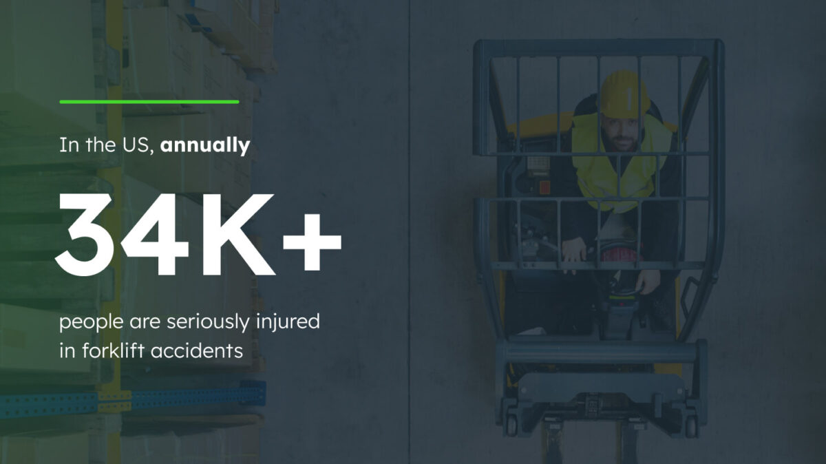 Statistic that 34k+ people are injured in forklift accidents annually