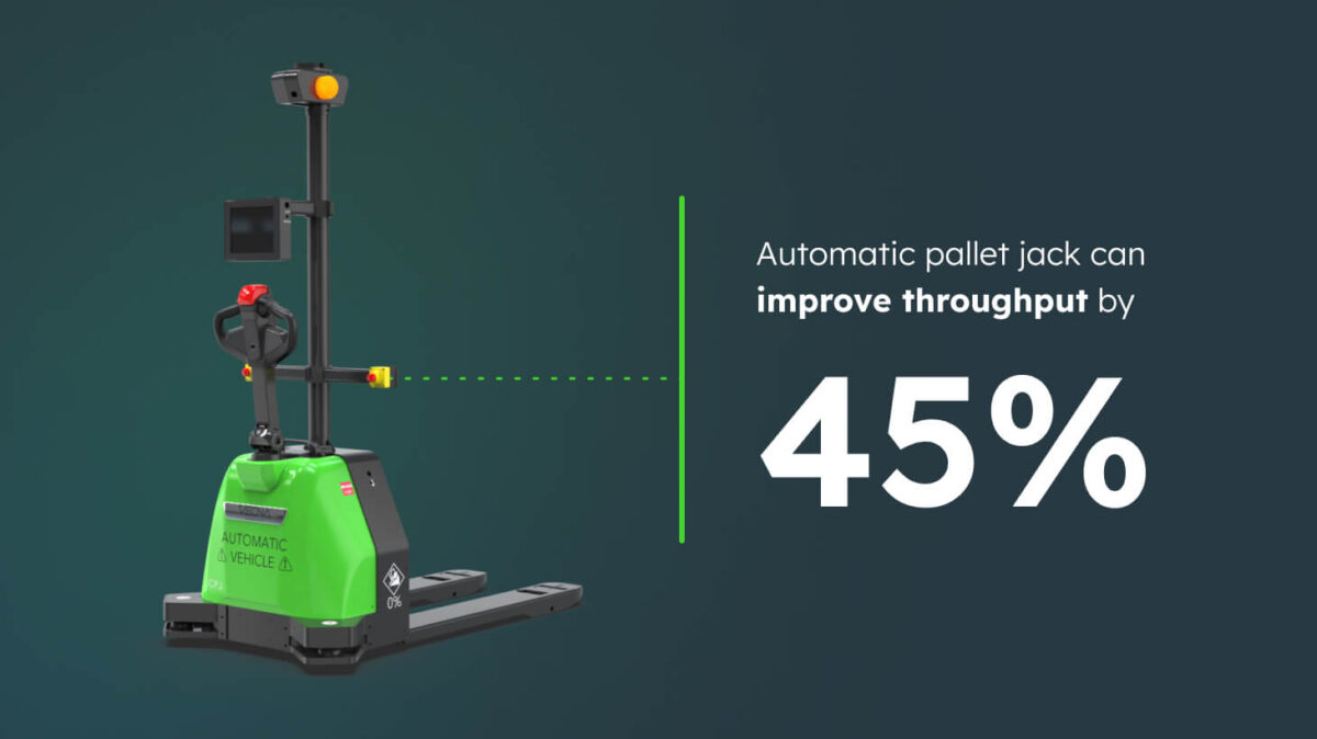 Rendering of a cobot pallet jack