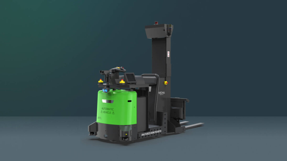 Vecna automated forklift